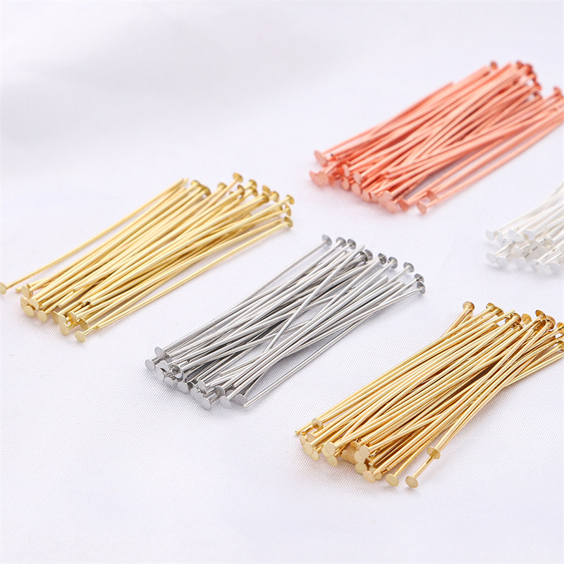 Jewelry Making Silver - 50 unids/pack de alfileres de cabeza