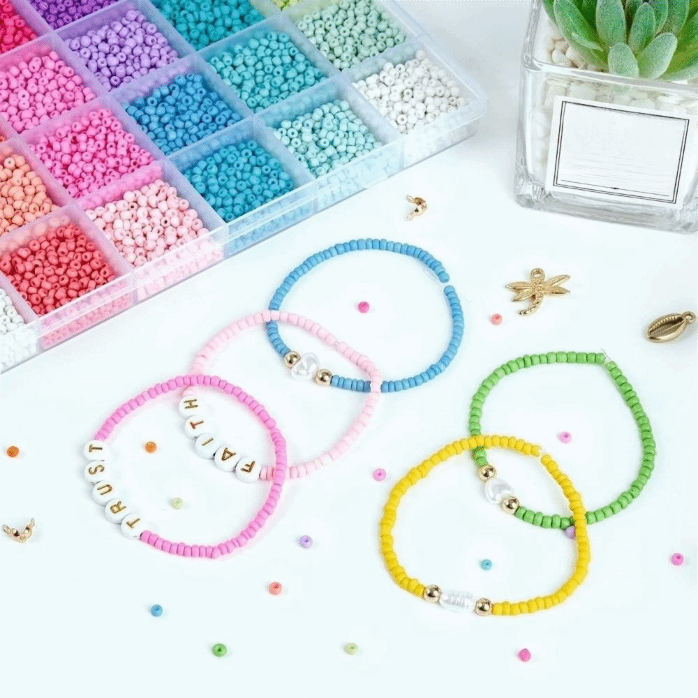 Jewelry Making Kits For Kids - Kit de 28+2 Compartimentos para Hacer