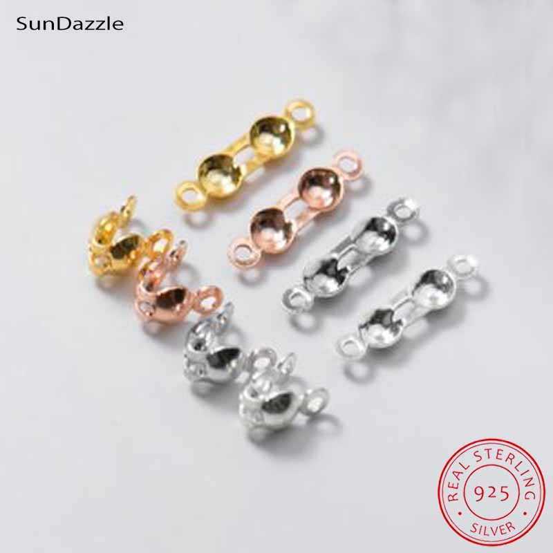 Jewelry Making Silver - 4 piezas de Plata de Ley