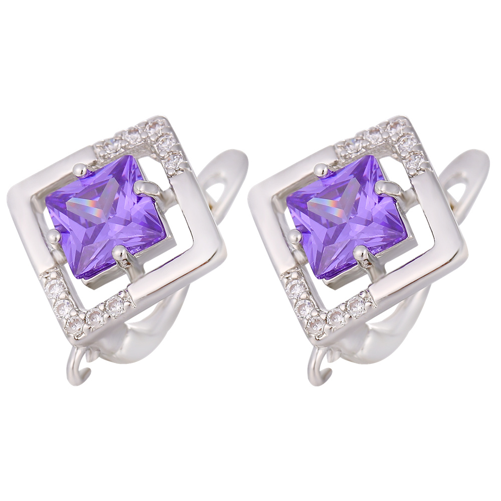 Jewelry Making Silver - Juya-pendientes de aro chapados en oro