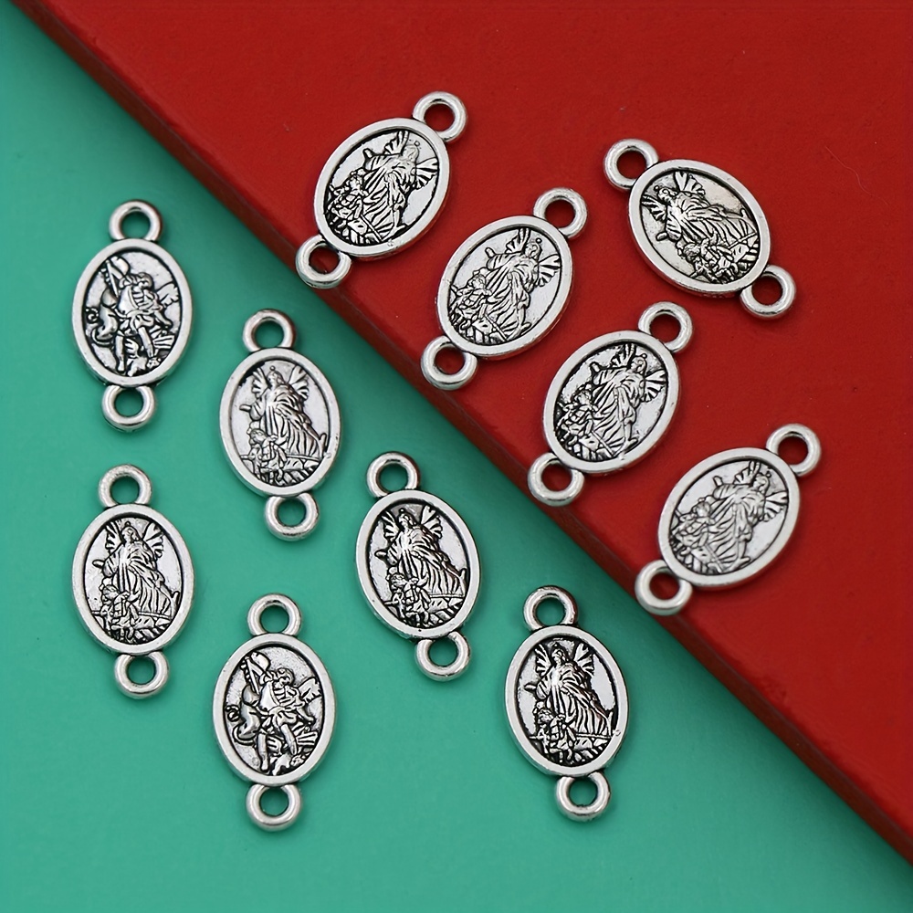 Jewelry Making Michaels - LZsilver 27 Uds 16,8x8,6mm ST MICHAEL/ángel