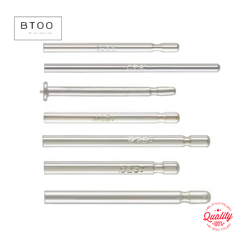 Jewelry Making Silver - Postes para Pendientes de Perlas Fusion,