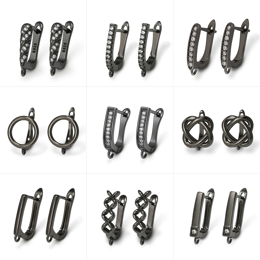 Jewelry Making Gold - YANASI 1 Par de Ganchos para