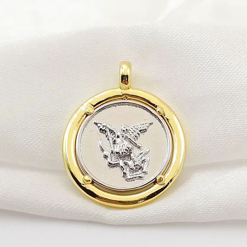 Jewelry Making Michaels - Dijes redondos de cobre chapados en