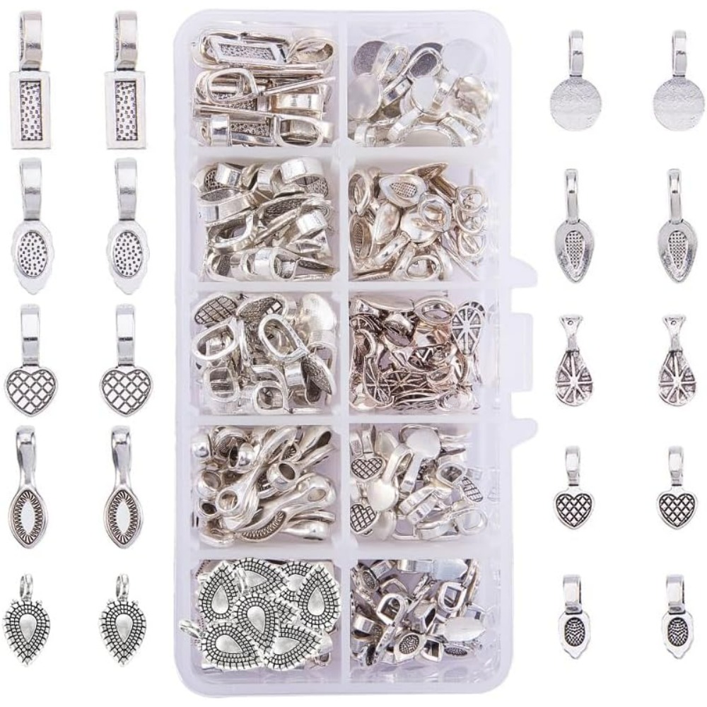 Jewelry Making Silver - 200 piezas de 10 estilos de
