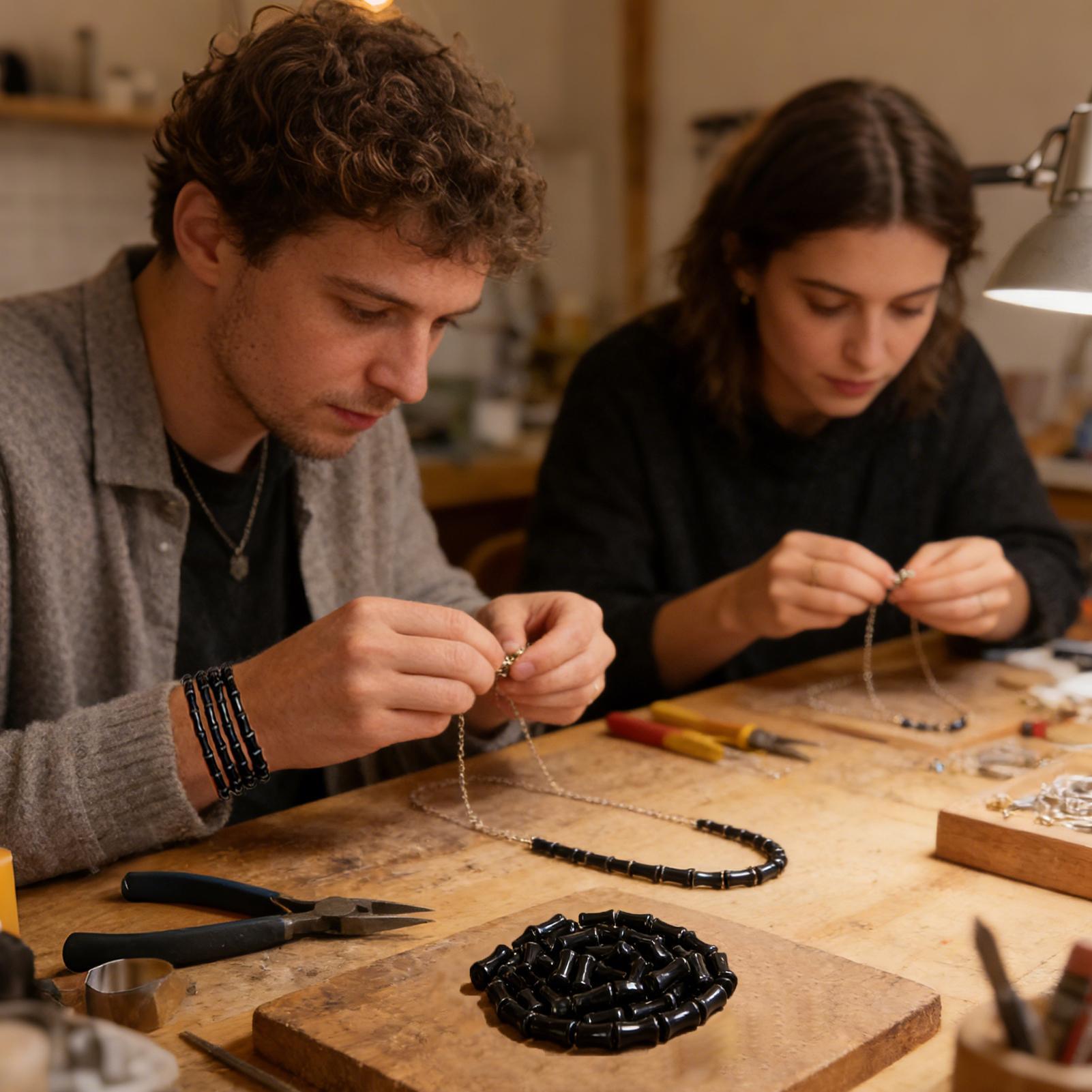 Jewelry Making Workshop For Kids - 50 piezas de cuentas de vidrio