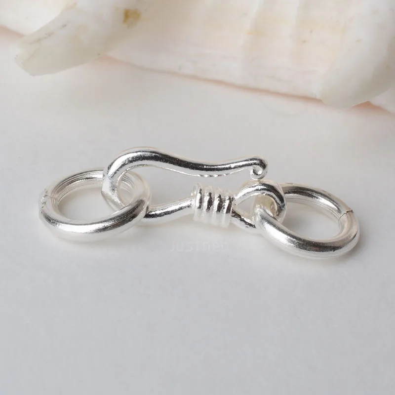 Jewelry Making Silver - Cierre de pez con gancho y