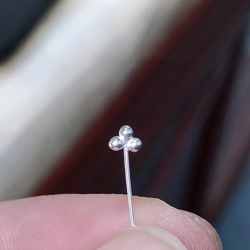 3 Cabezas de Perla de Plata de - Jewelry Making Silver reseña y precio