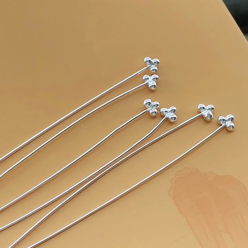 3 Cabezas de Perla de Plata de - Jewelry Making Silver reseña y precio