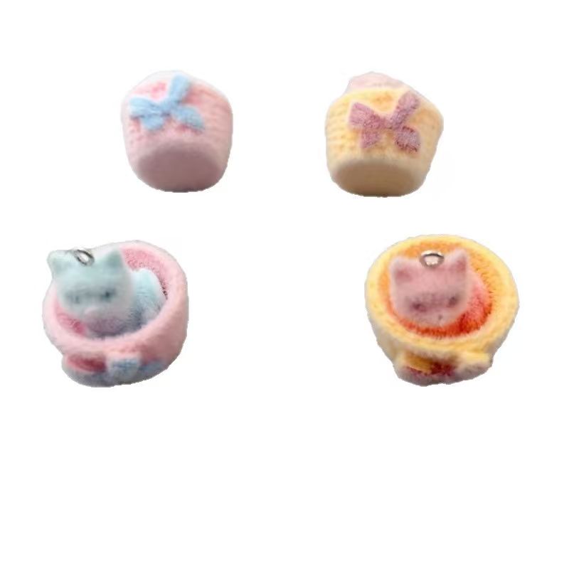 4 colgantes de gato de resina  - Jewelry Making Jewelry reseña y precio