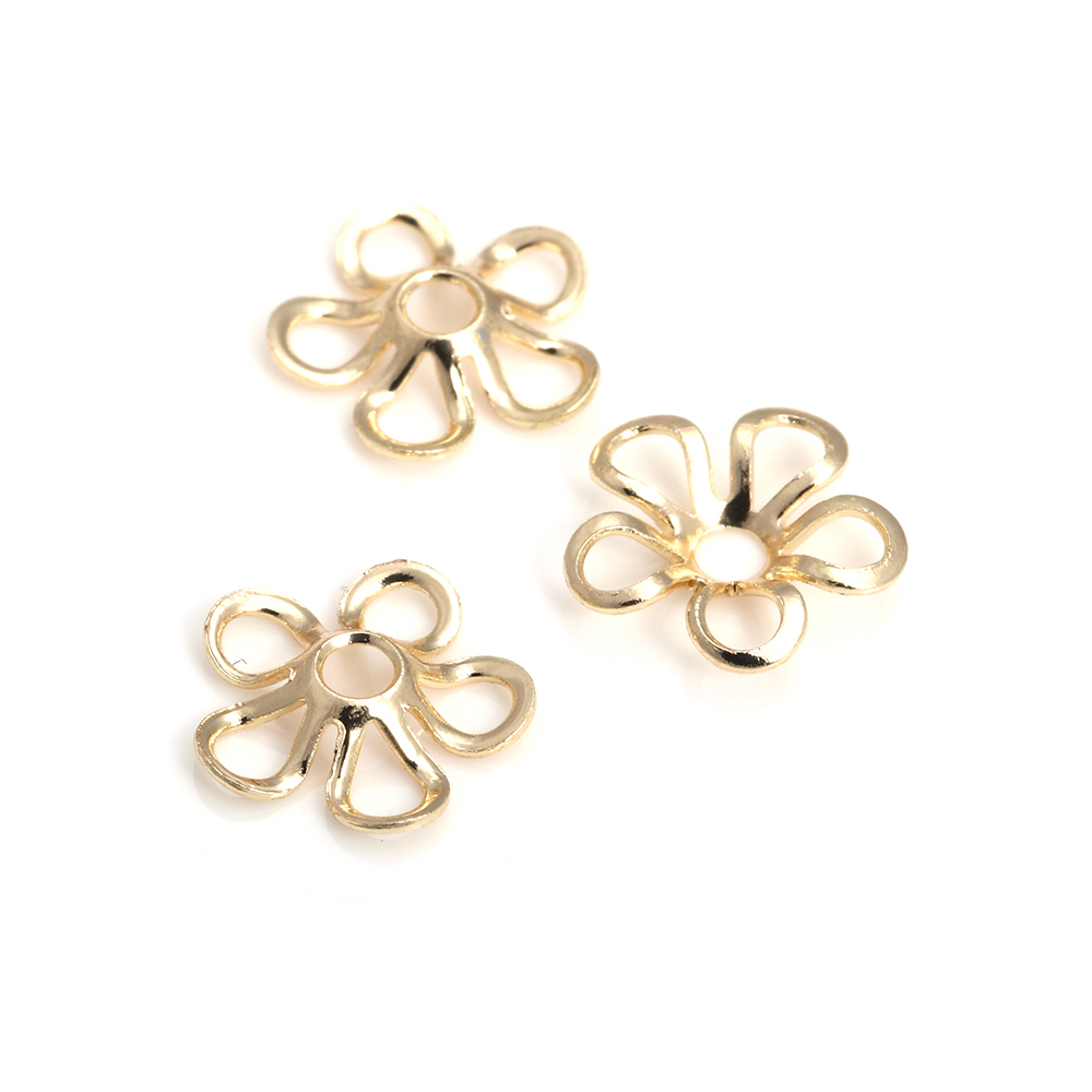 Cuentas de latón con forma de  - Bead Cap Flower reseña y precio