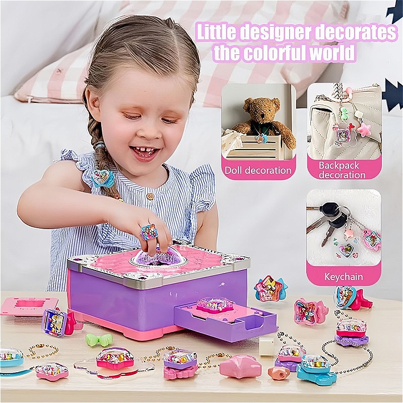 Kit de hacer pegatinas 3D, máq - Jewelry Making Kits For Kids reseña y precio