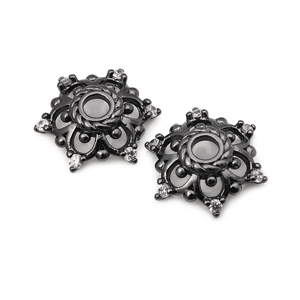 Gorros de cuentas de flores de - Bead Cap Flower reseña y precio