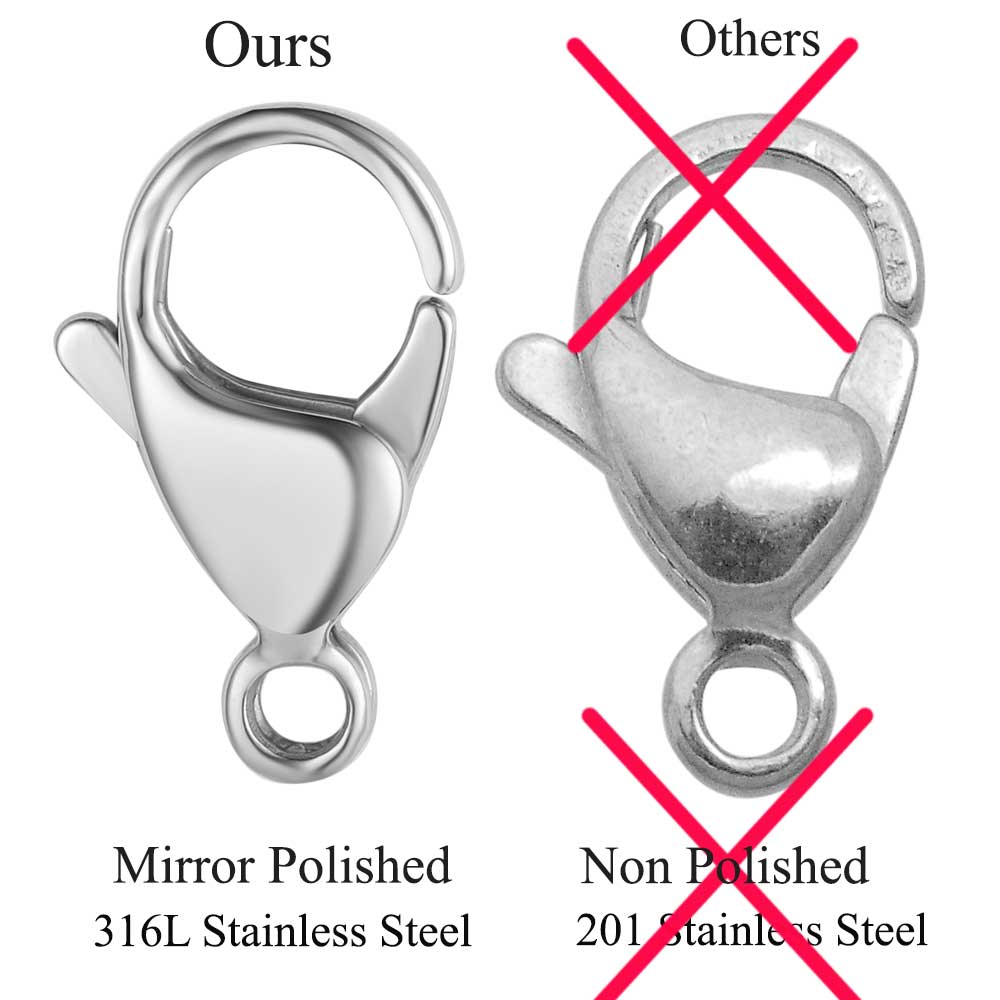 Cierres de Langosta de Acero I - Jewelry Making Gold reseña y precio