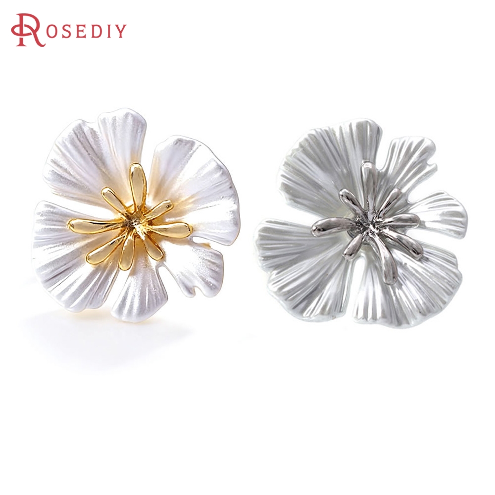 Pendientes de Flor de Latón Co - Jewelry Making Gold reseña y precio
