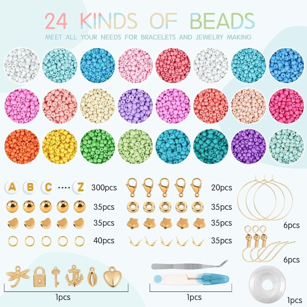 Kit de 28+2 Compartimentos par - Jewelry Making Kits For Kids reseña y precio