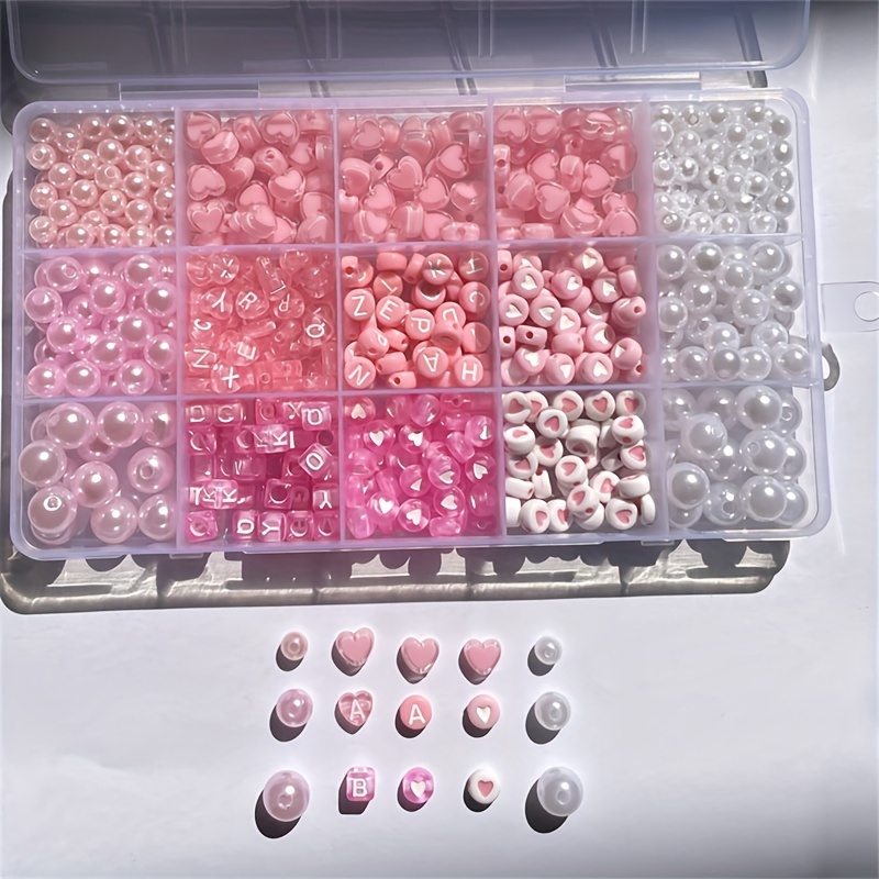 Caja de Alfabeto Rosa de 10 Pi - Jewelry Making Tutorials reseña y precio
