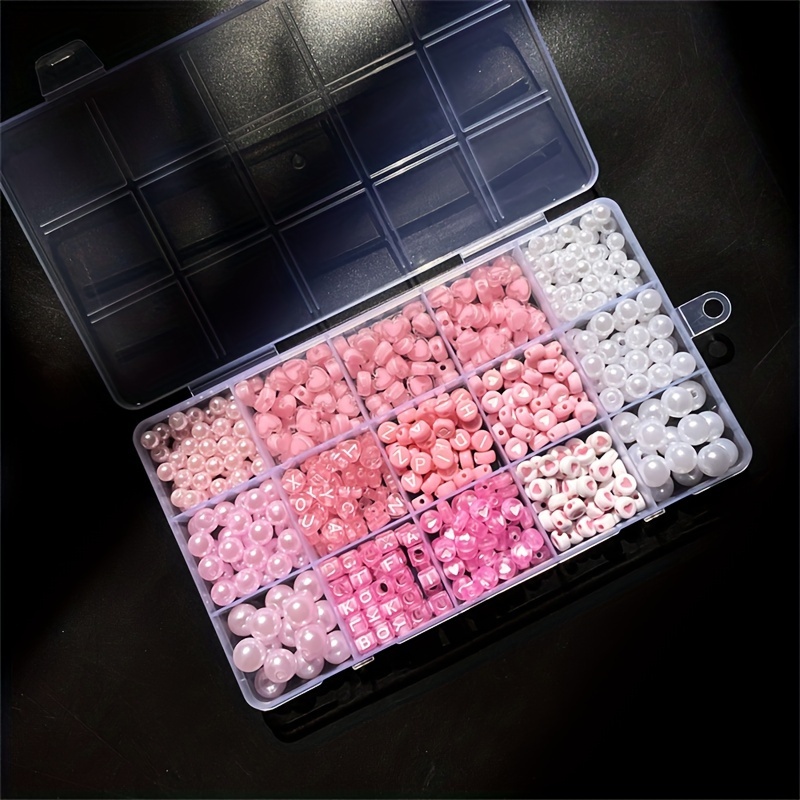 Caja de Alfabeto Rosa de 10 Pi - Jewelry Making Tutorials reseña y precio