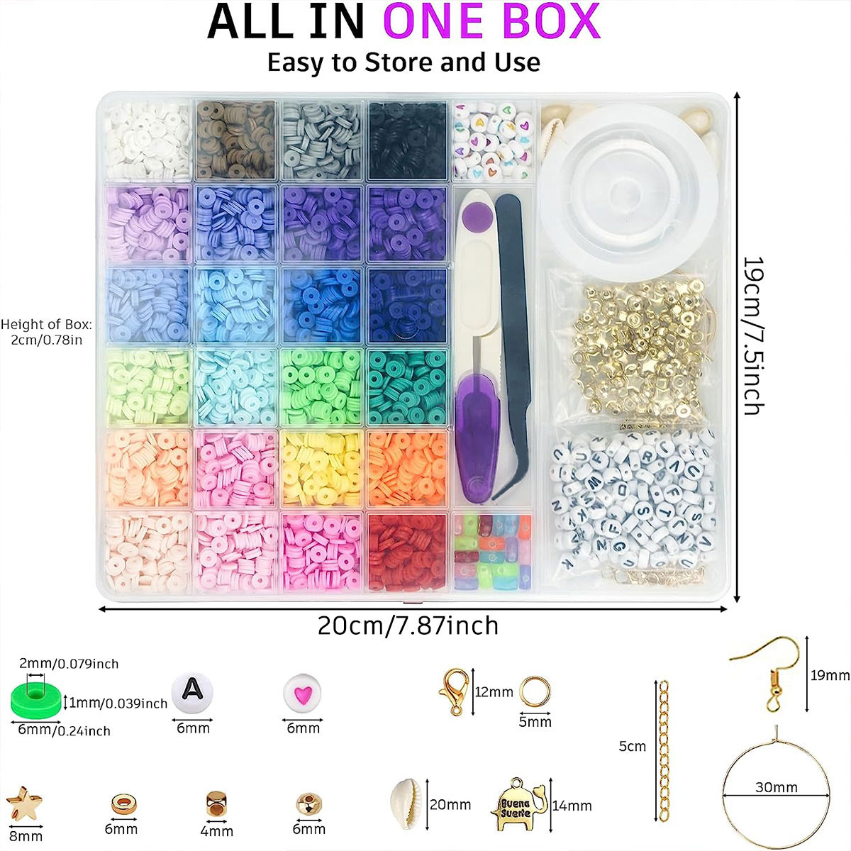 6000 Uds. Cuentas redondas pla - Jewelry Making Tutorials reseña y precio