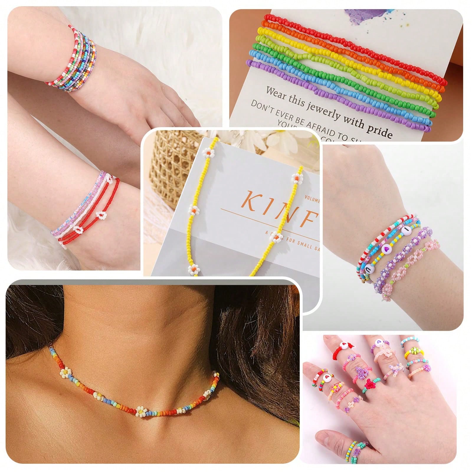 5760 piezas, caja de 24 compar - Jewelry Making Kits For Kids reseña y precio