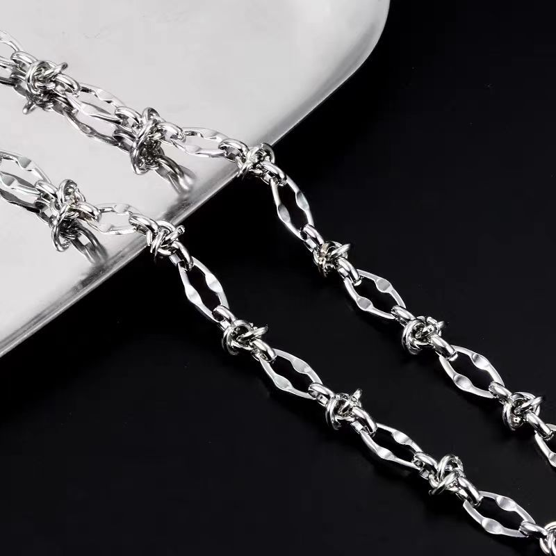 ASONSTEEL-collar de cadena de  - Jewelry Making Singapore reseña y precio