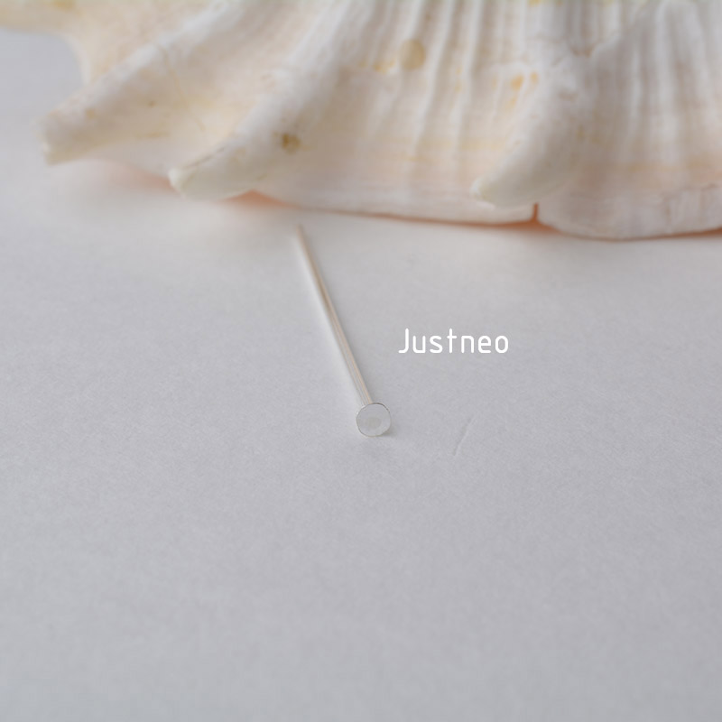 Alfileres de cabeza plana de p - Jewelry Making Silver reseña y precio