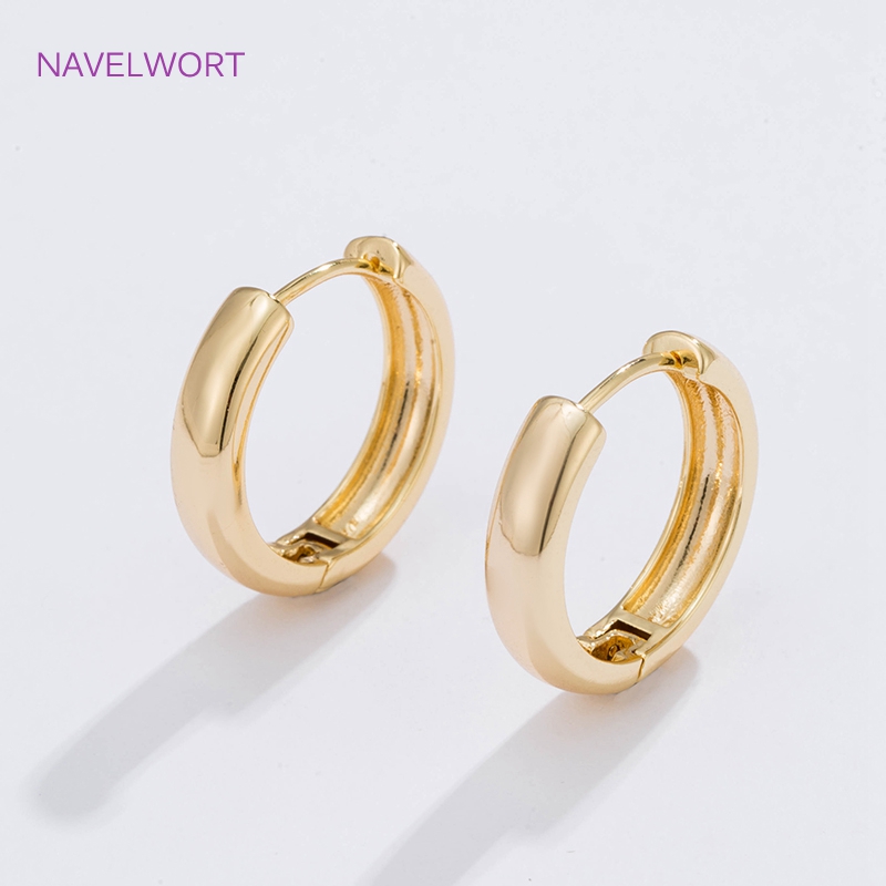 Pendientes de aro circulares c - Jewelry Making Gold reseña y precio