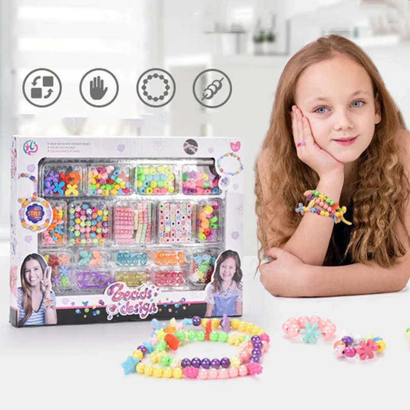 Juego de cuentas DIY para niña - Jewelry Making Kits For Kids reseña y precio