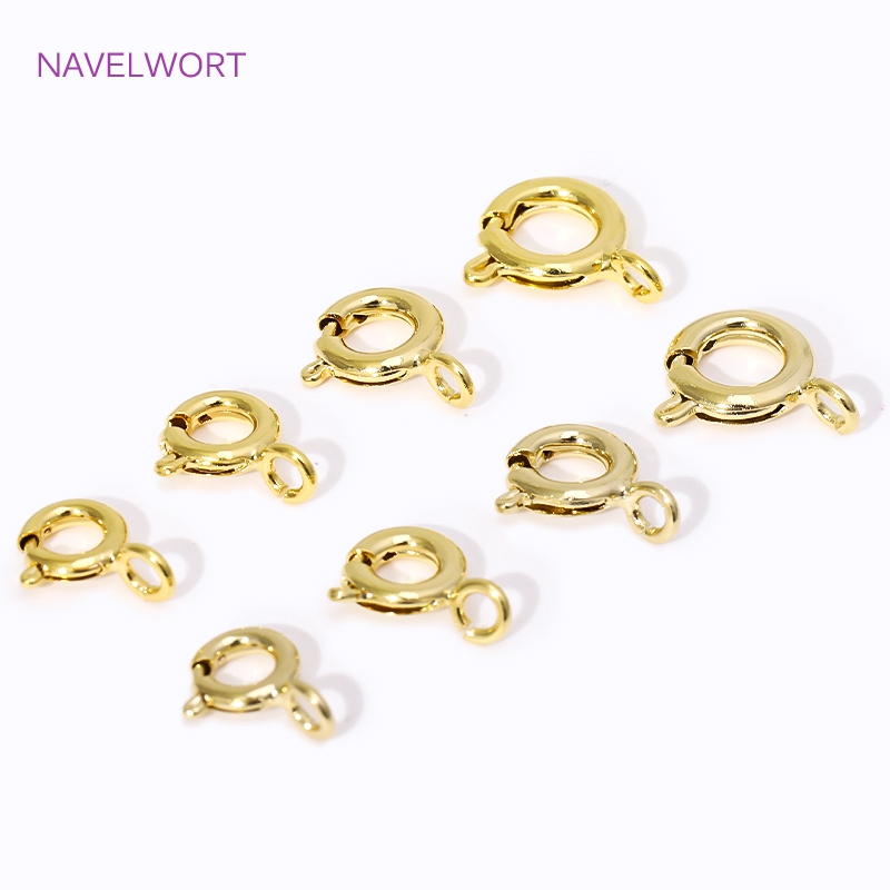 Cierres de resorte de latón ch - Jewelry Making Gold reseña y precio