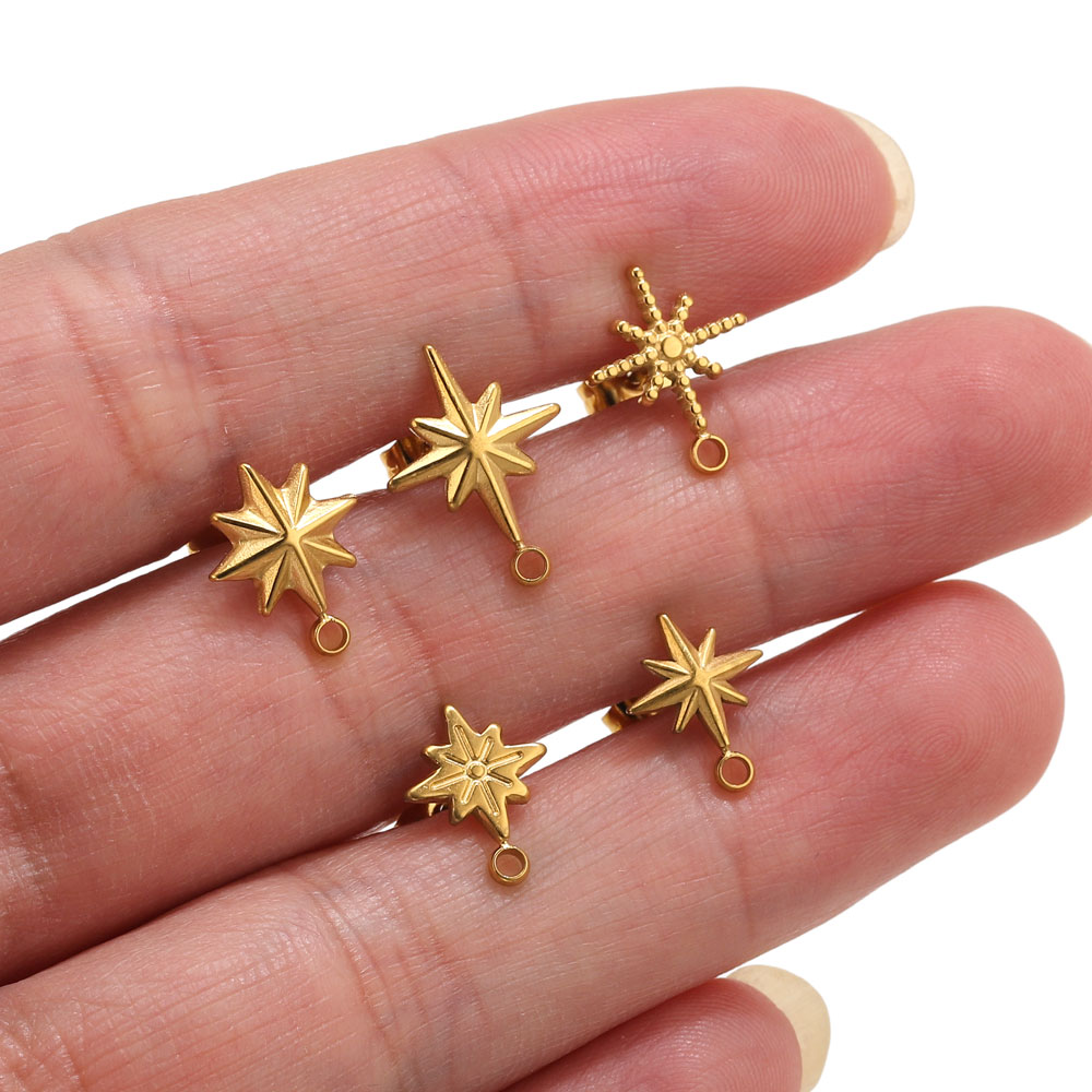 6 piezas de aretes de estrella - Jewelry Making Tutorials reseña y precio