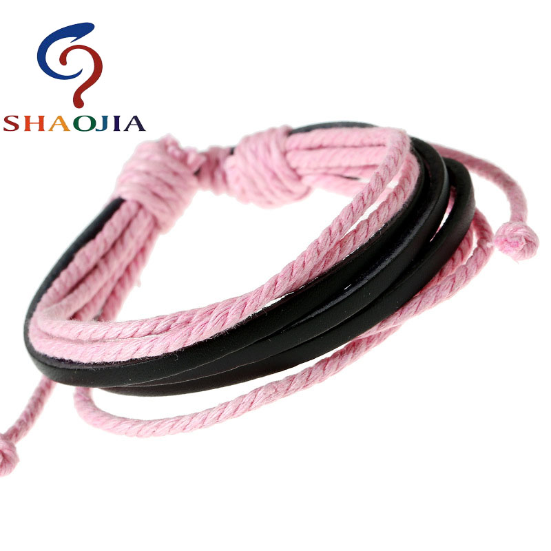 SHAOJIA-pulsera trenzada de cu - Jewelry Making Singapore reseña y precio