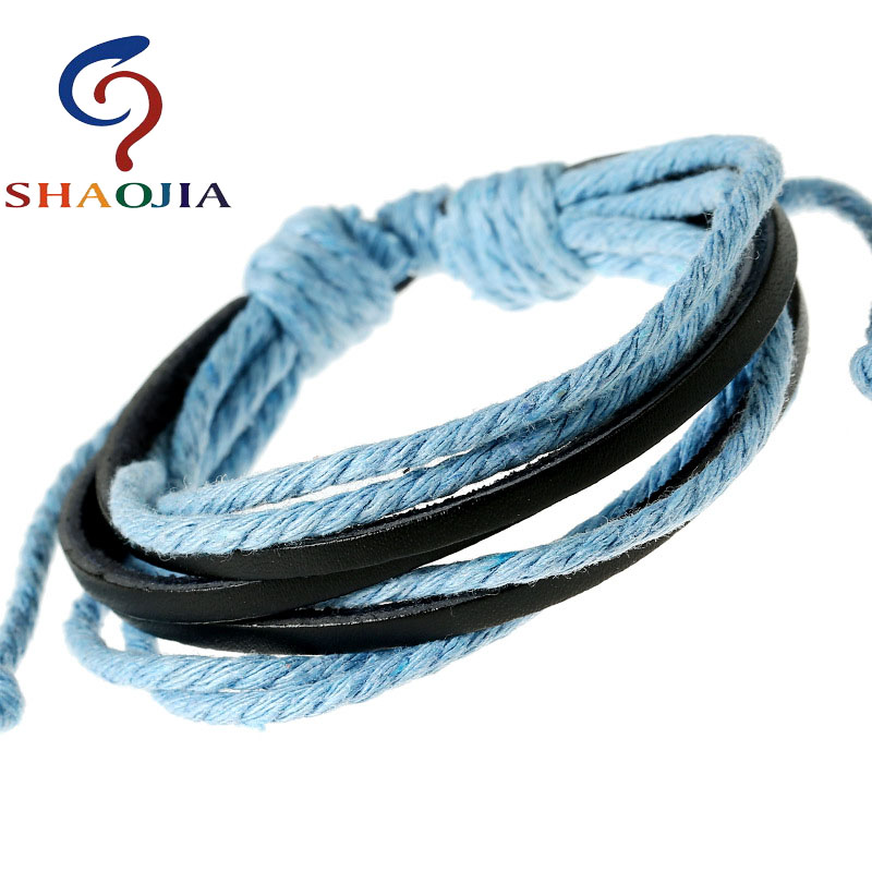 SHAOJIA-pulsera trenzada de cu - Jewelry Making Singapore reseña y precio