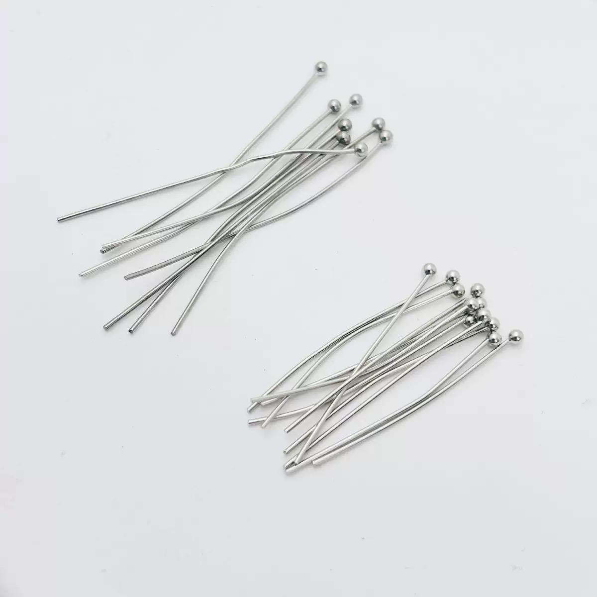 200 piezas/lote de alfileres d - Jewelry Making Silver reseña y precio