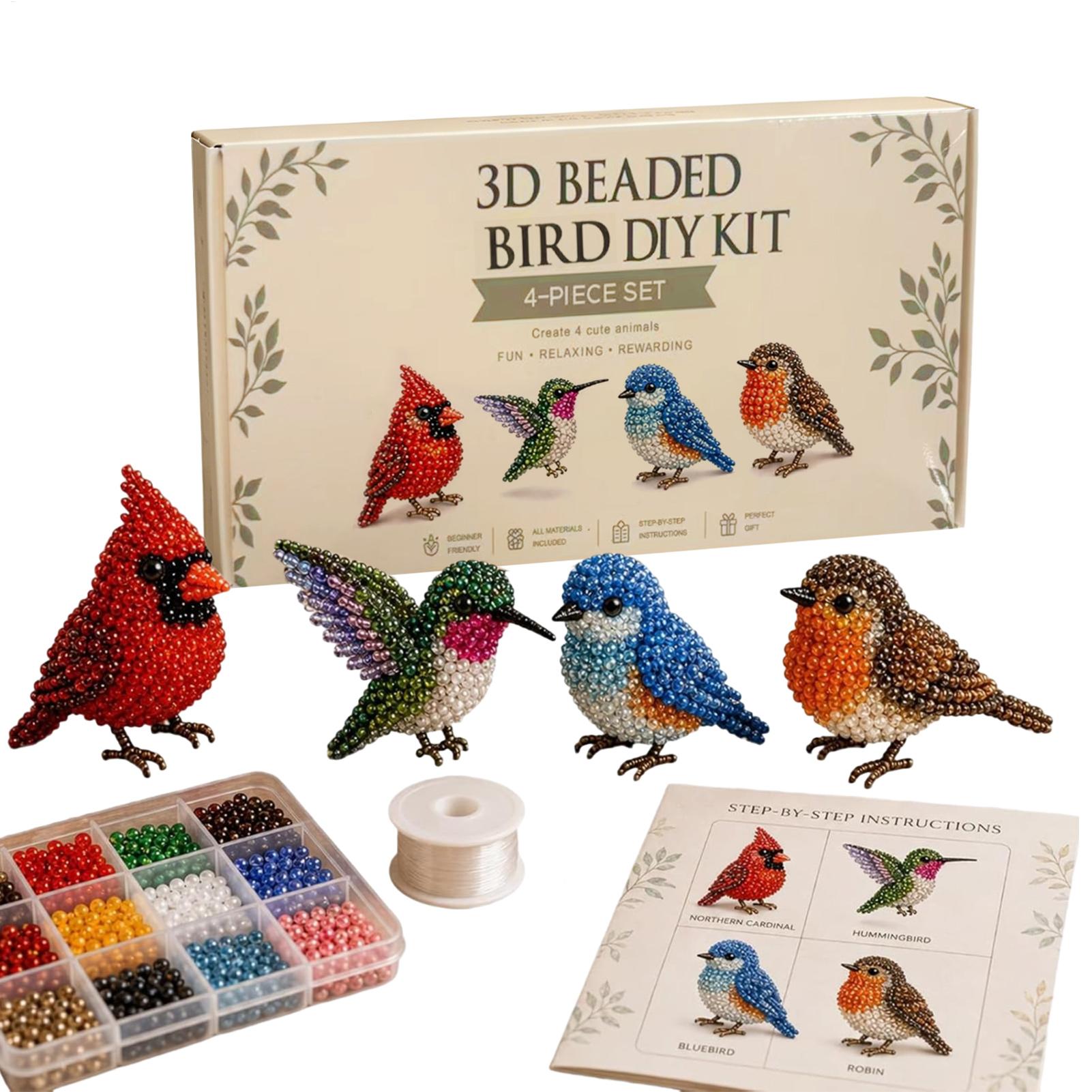Kit de Animales 3D con Cuentas - Jewelry Making Kits For Kids reseña y precio