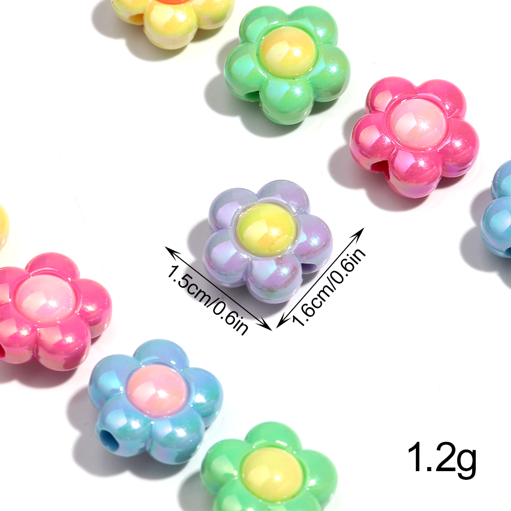 10 Uds. Cuentas acrílicas de g - Bead Cap Flower reseña y precio