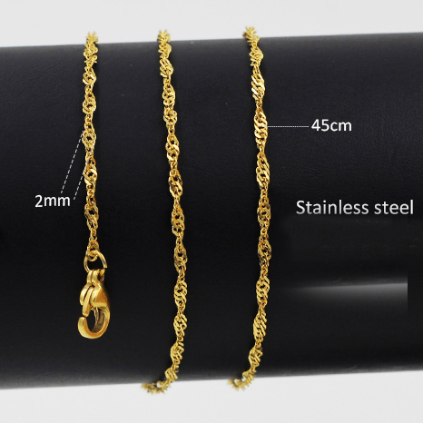 LUXUSTEEL 2mm 10 unids/lote ca - Jewelry Making Singapore reseña y precio