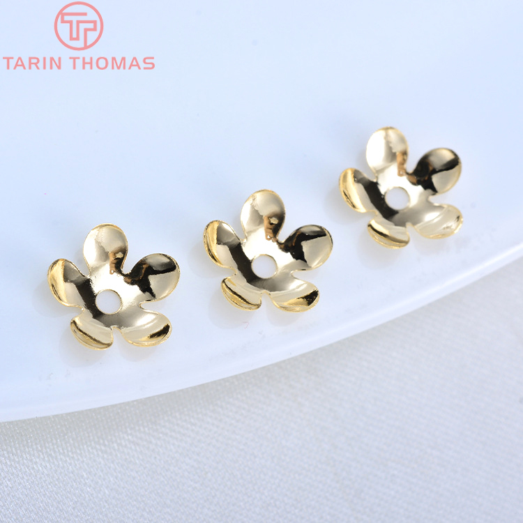 (3176) 20 piezas tapas de cuen - Bead Cap Flower reseña y precio