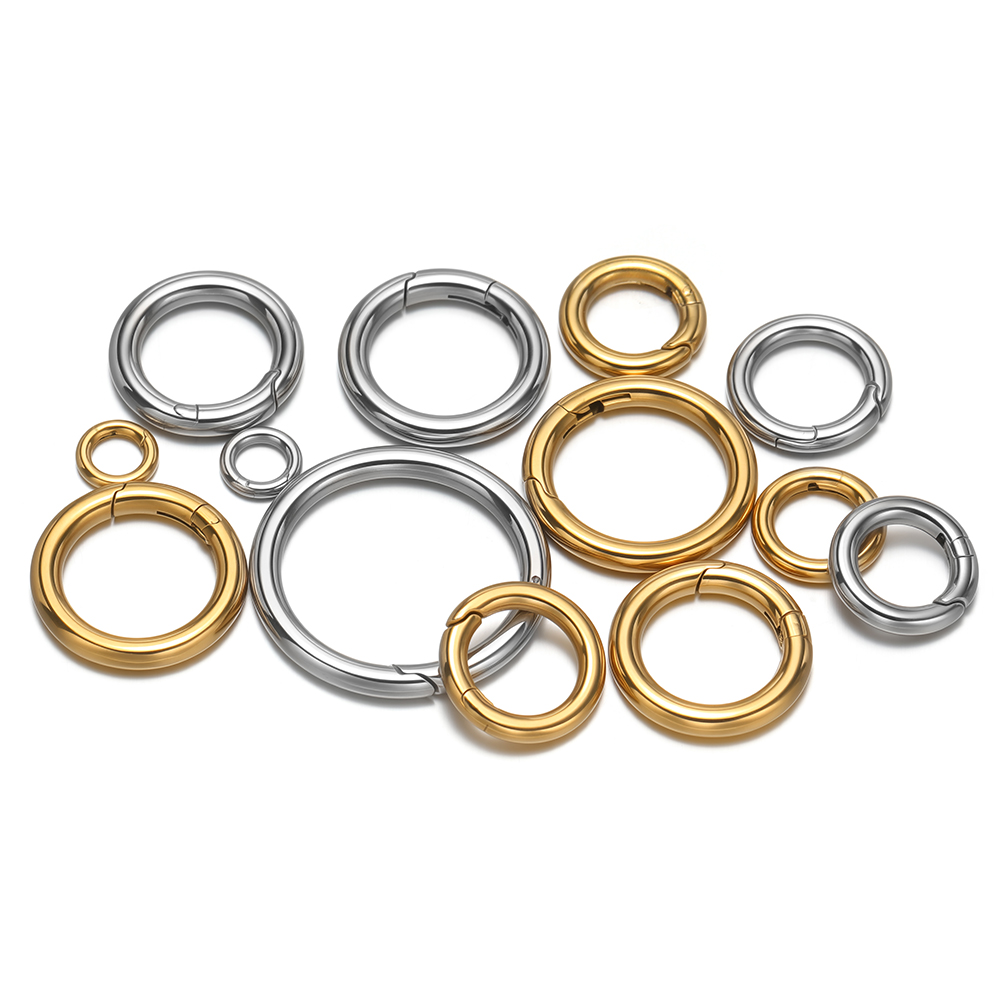 Lote de 2 cierres de resorte r - Jewelry Making Gold reseña y precio