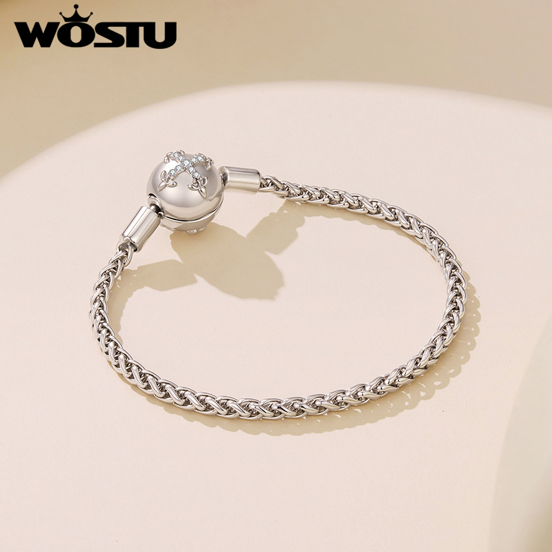 Pulsera de Plata de Ley WOSTU  - Jewelry Making Singapore reseña y precio