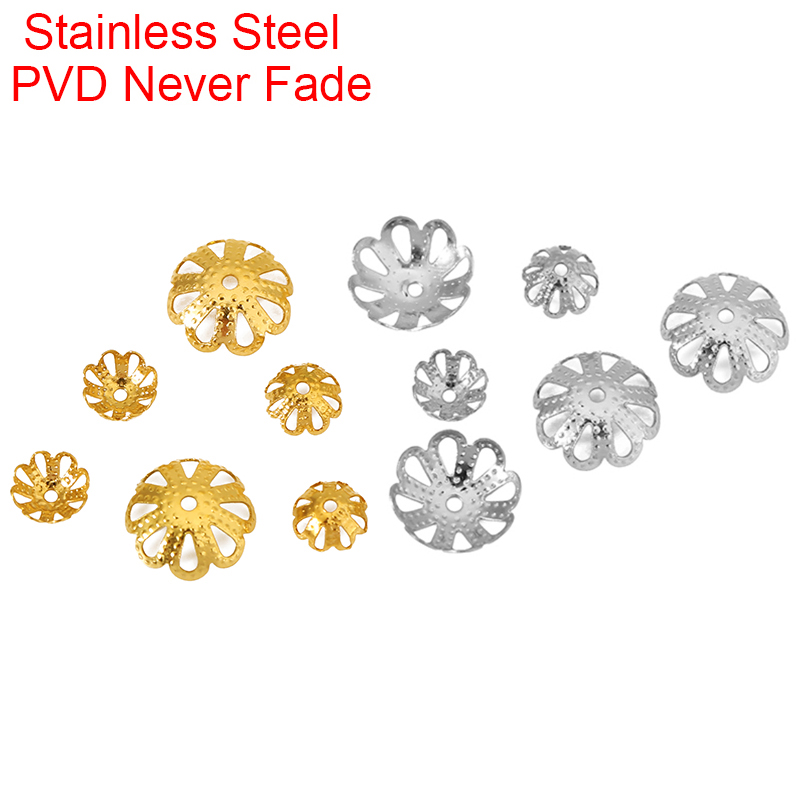 30 piezas de tapas de extremo  - Bead Cap Flower reseña y precio