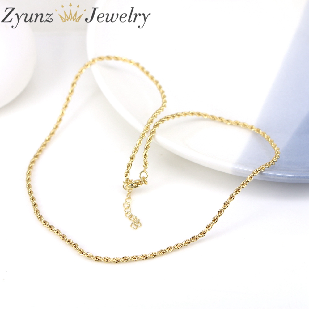 20 piezas, collar de cadena de - Jewelry Making Singapore reseña y precio