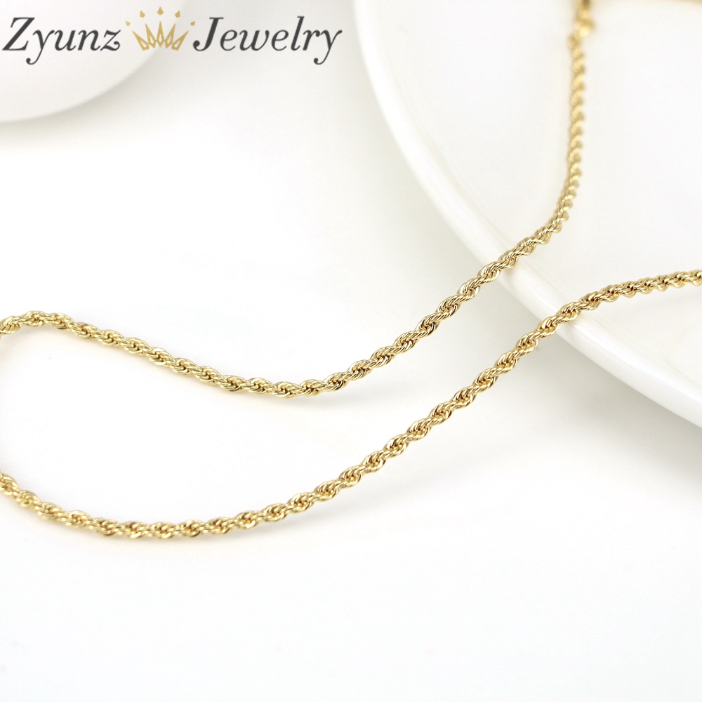 20 piezas, collar de cadena de - Jewelry Making Singapore reseña y precio