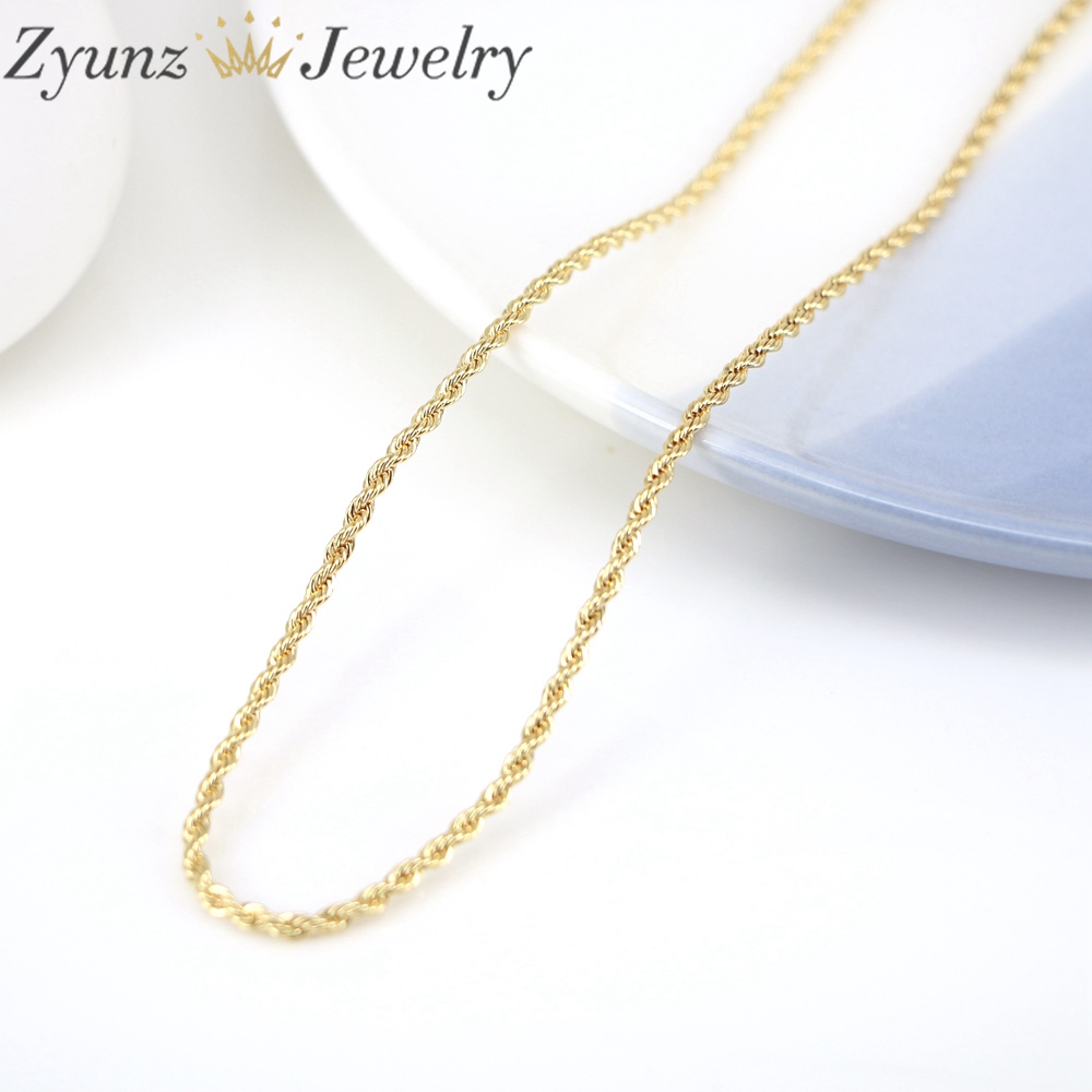 20 piezas, collar de cadena de - Jewelry Making Singapore reseña y precio
