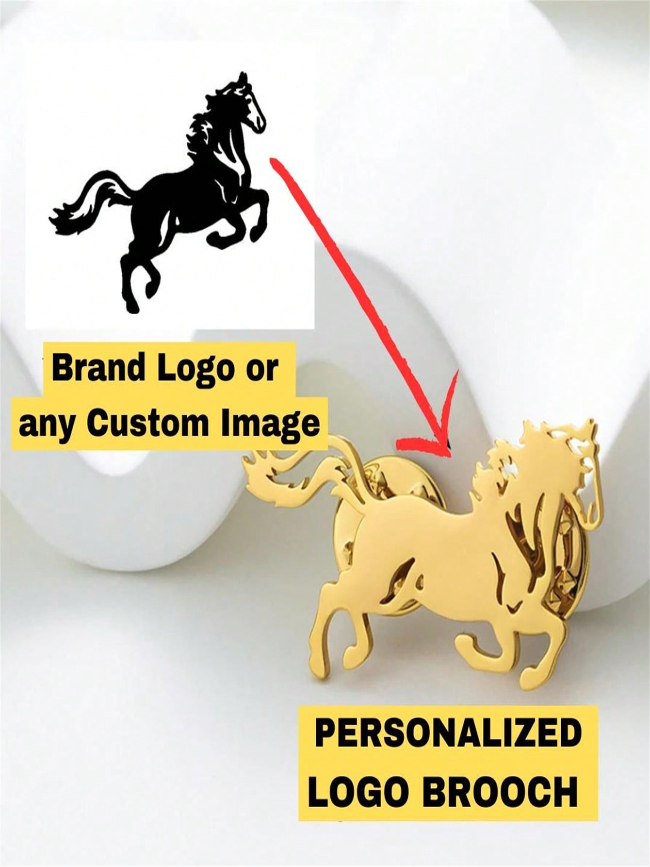 Broche personalizado, broche d - Jewelry Making Board reseña y precio