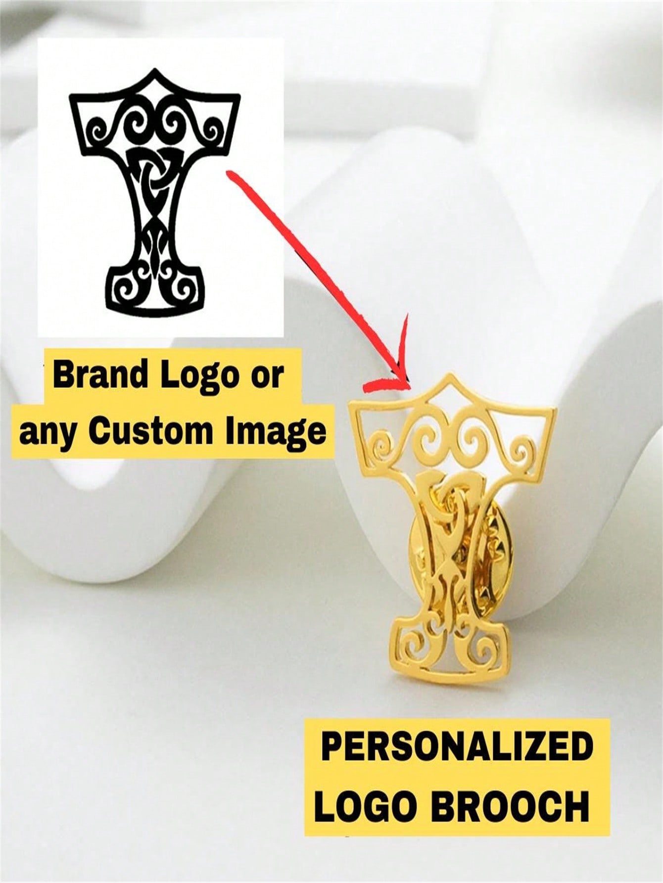 Broche personalizado, broche d - Jewelry Making Board reseña y precio