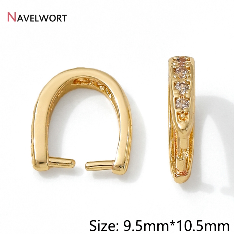 Ganchos de latón chapados en o - Jewelry Making Gold reseña y precio