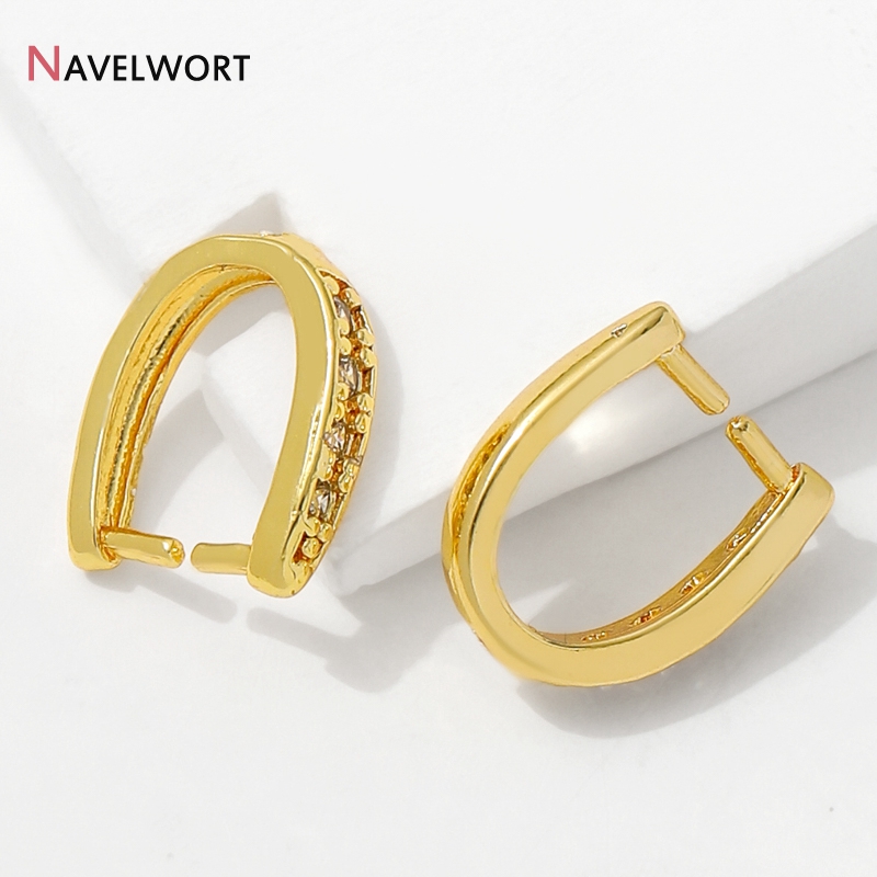 Ganchos de latón chapados en o - Jewelry Making Gold reseña y precio