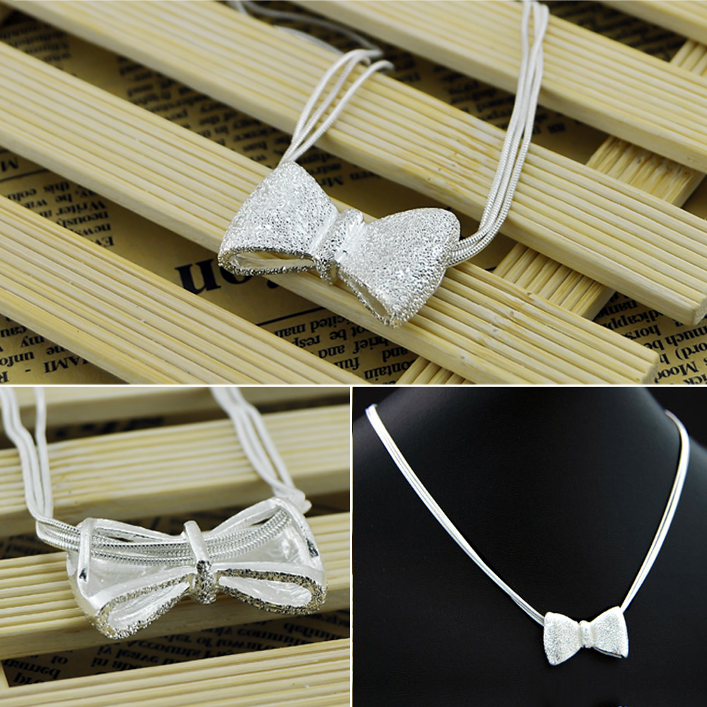 Collar con colgante de lazo de - Jewelry Making Singapore reseña y precio