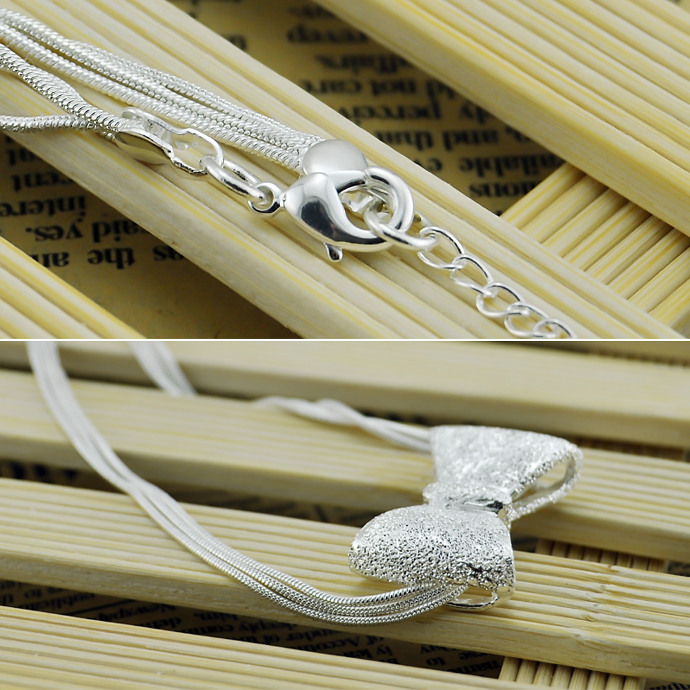 Collar con colgante de lazo de - Jewelry Making Singapore reseña y precio