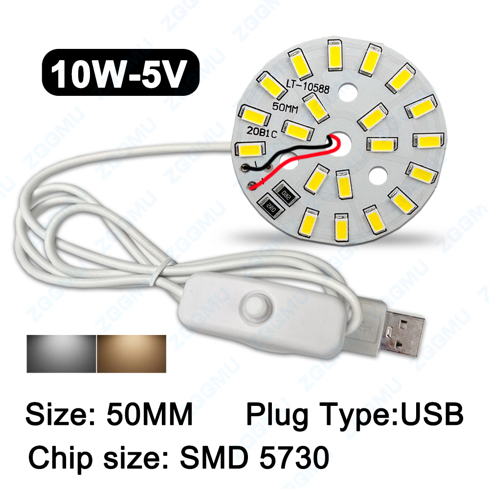Chip LED DCV 3W 5W 10W con int - Jewelry Making Board reseña y precio